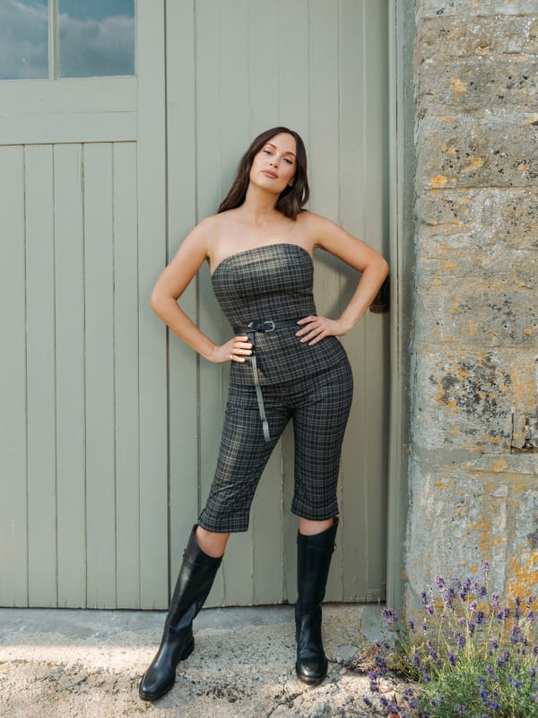 Steeplechase Set - Taupe Check
